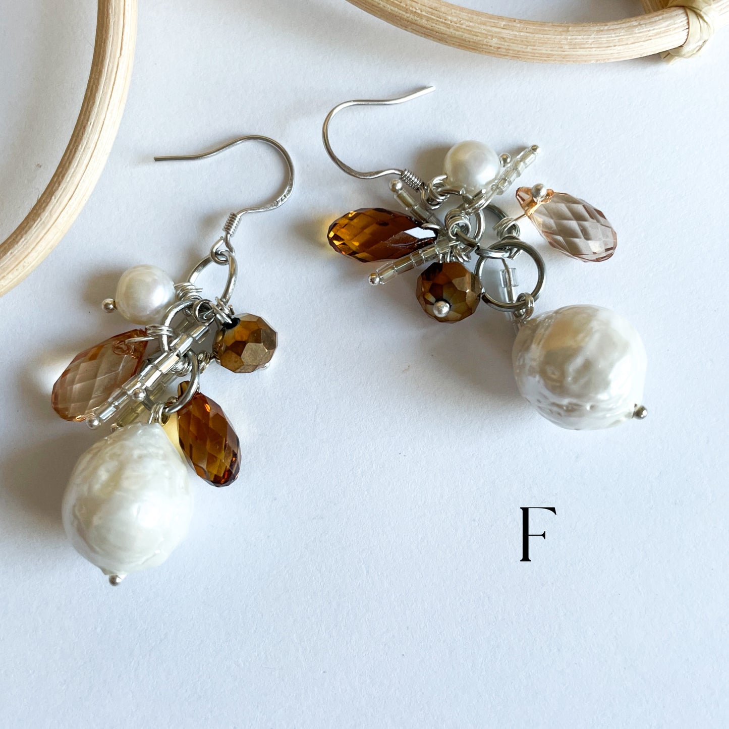 Colorful Freshwater Pearl Earrings - SSS