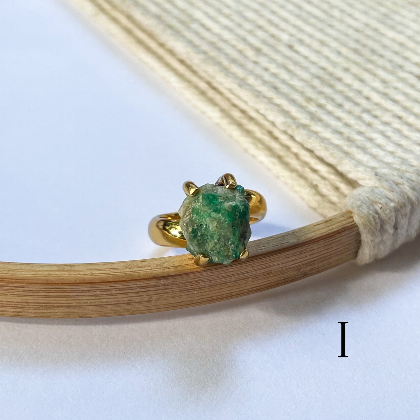 Freeform Chrome Diopside Ring - Alchemia