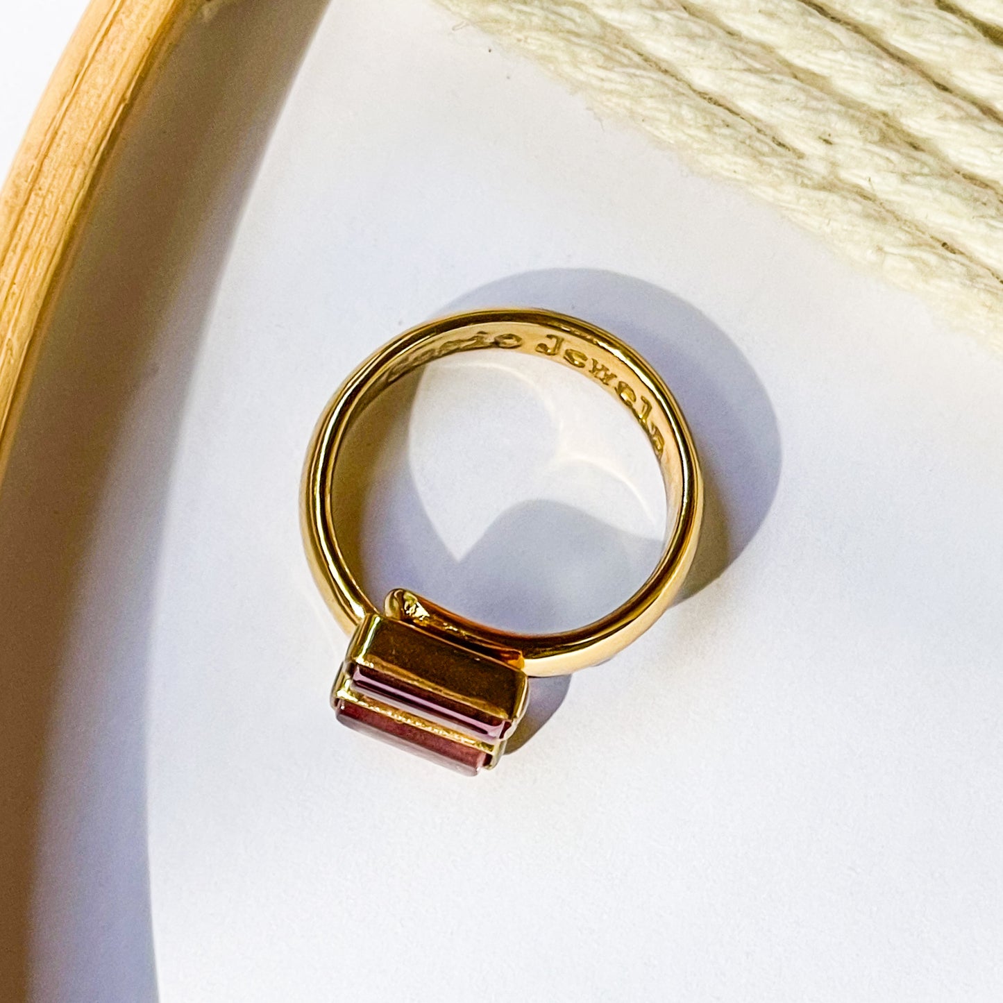 Pink Sapphire Bypass Ring - Alchemia