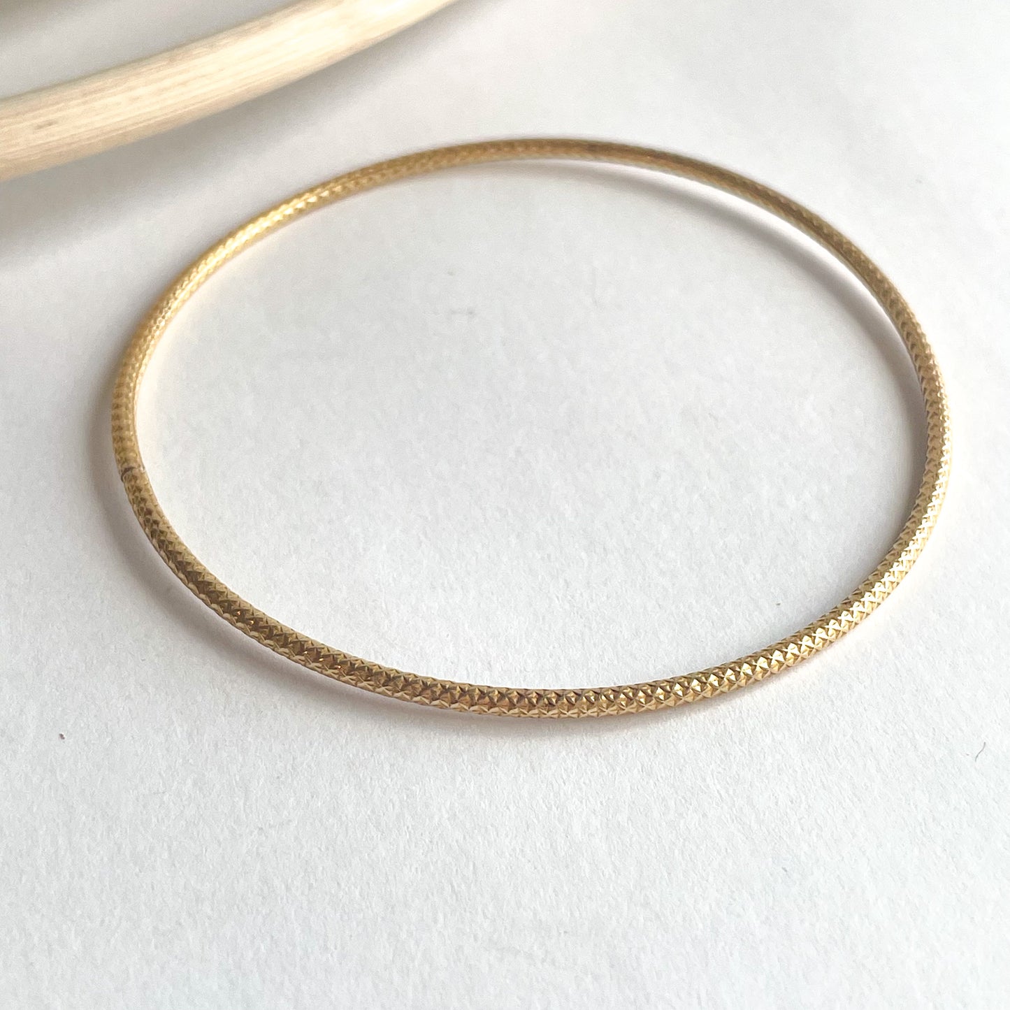 Authentic Indian Bangle - Solid Sterling Silver