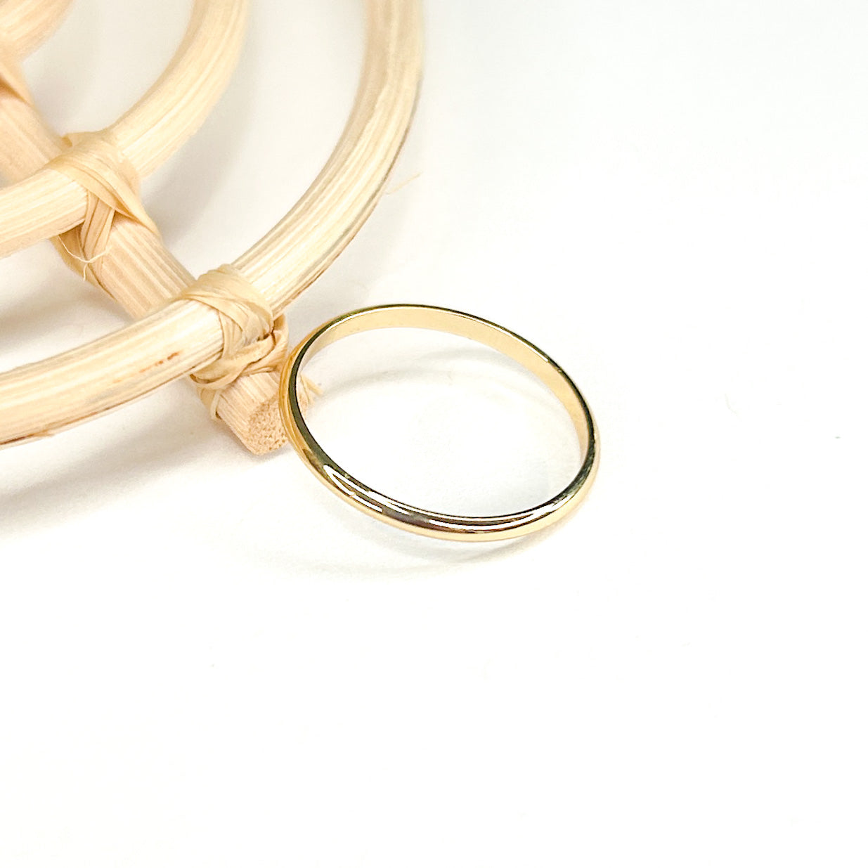 Sleek Sized Simple Ring - 18K Gold Filled