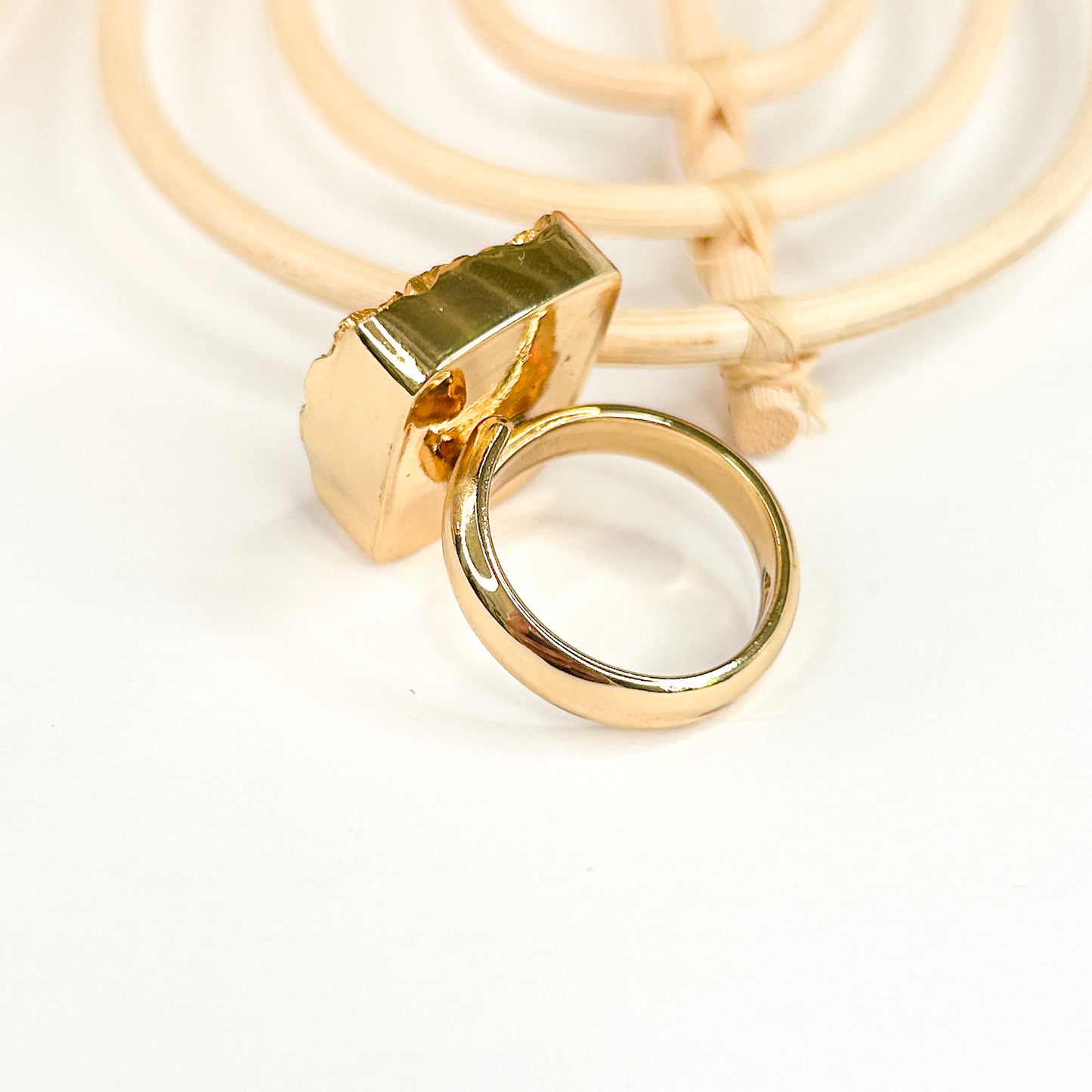 Gold Druzy Ring - Alchemia Gold