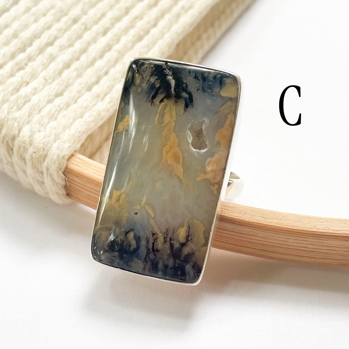 Natural Dendrite Opal Collection - Both Metals