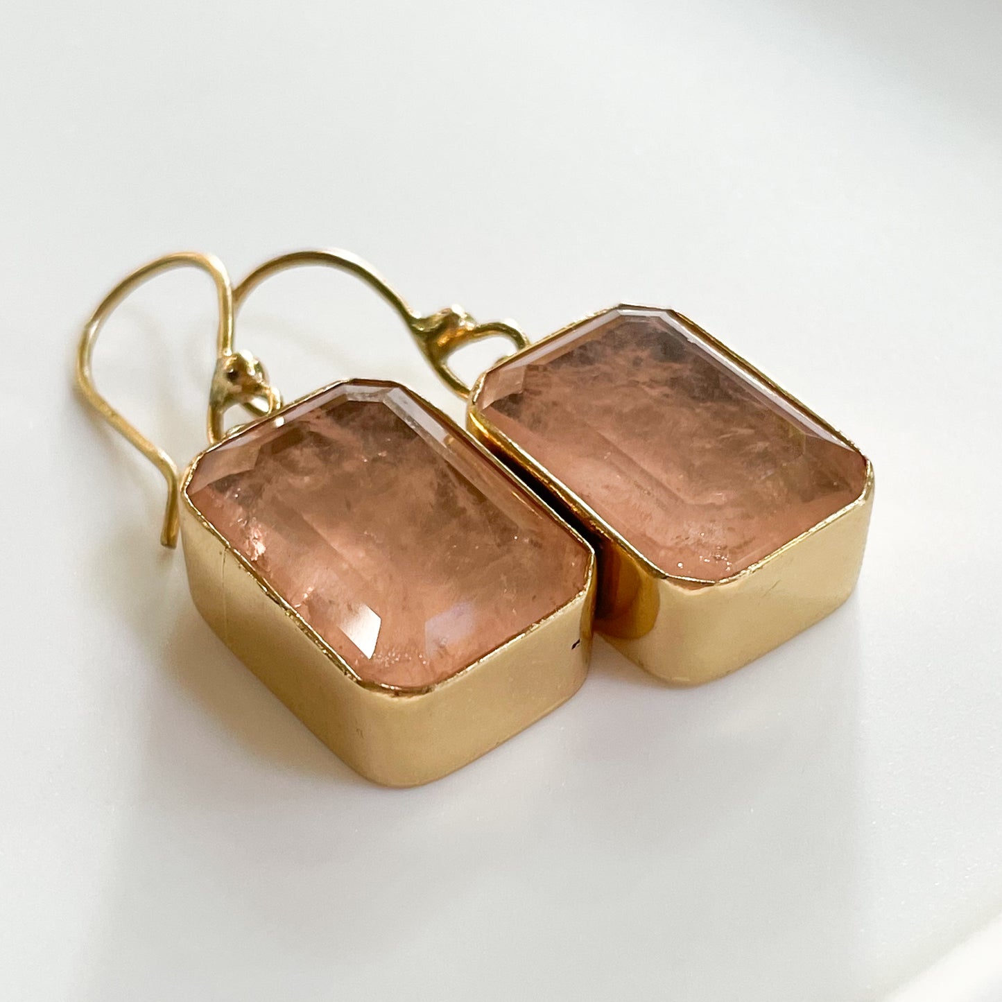 Blush Morganite Fusion - Both Metals