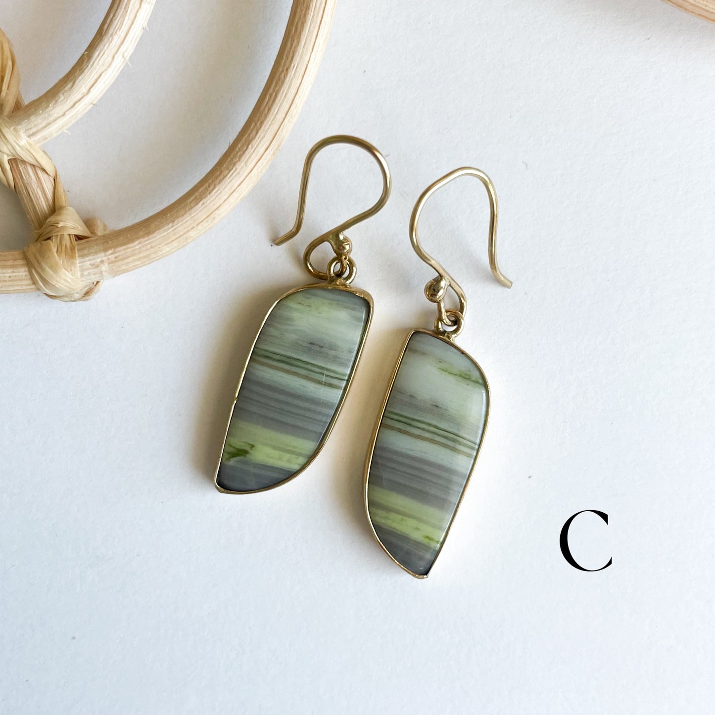 Butter Jade Earrings - Alchemia