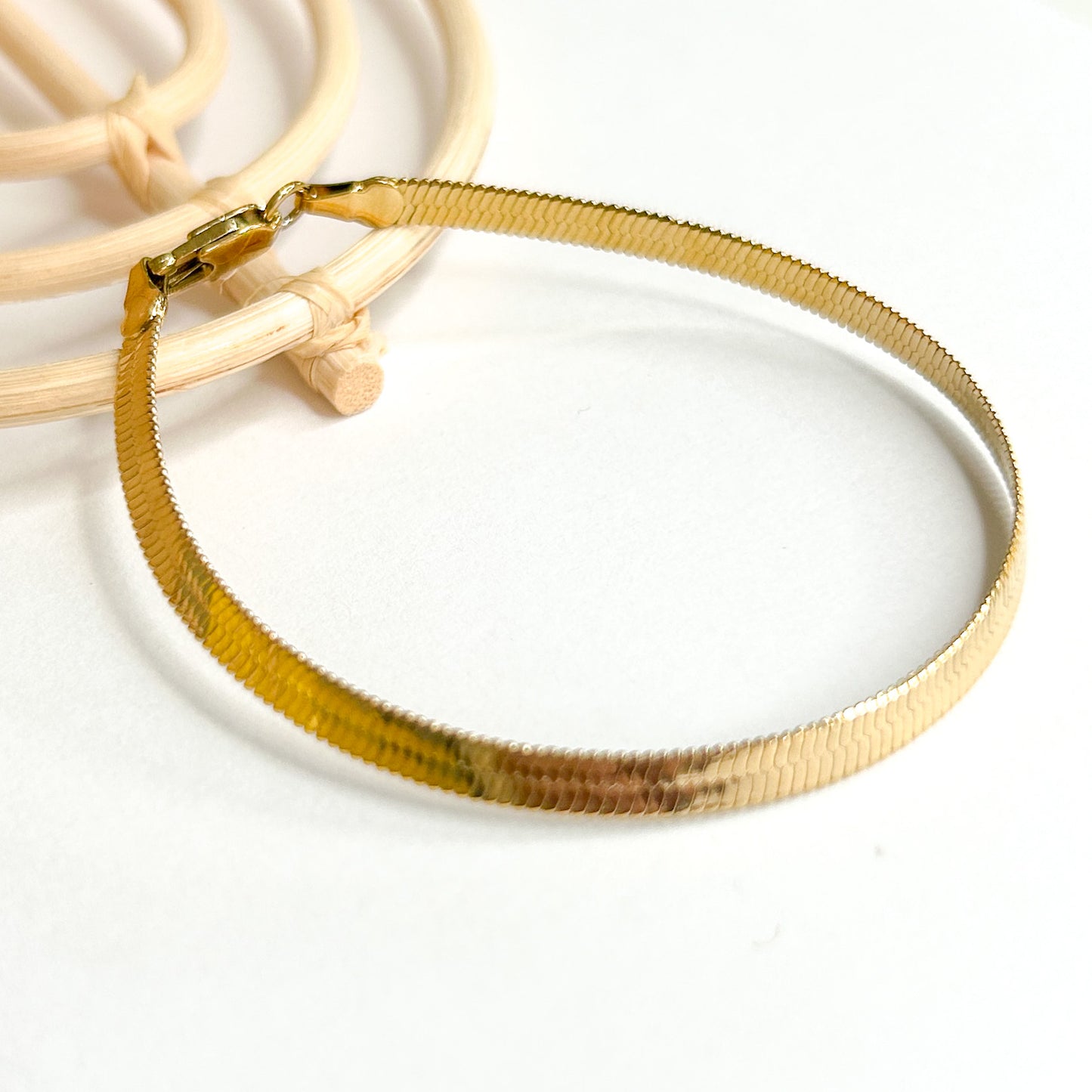 Omega Bracelet - 18K Gold Filled