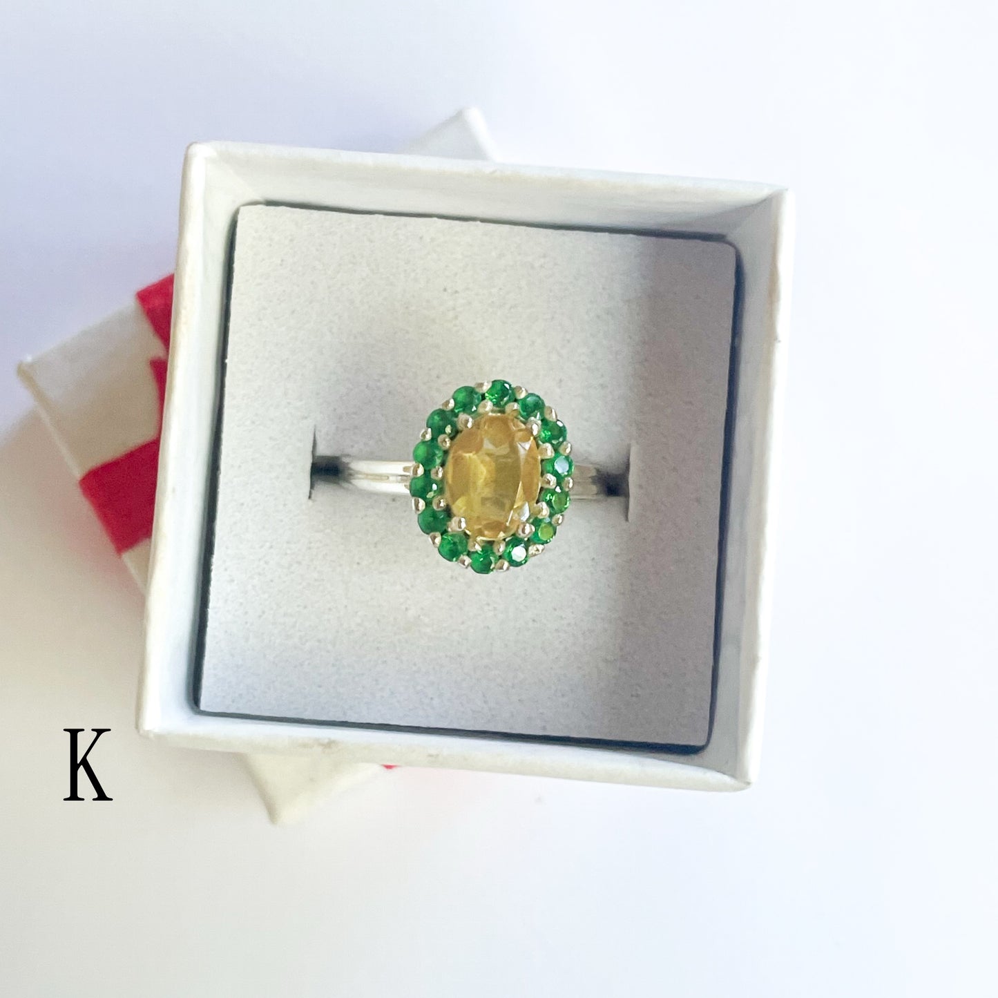 Dainty Multi Gemstone Prong Ring - Solid Sterling Silver