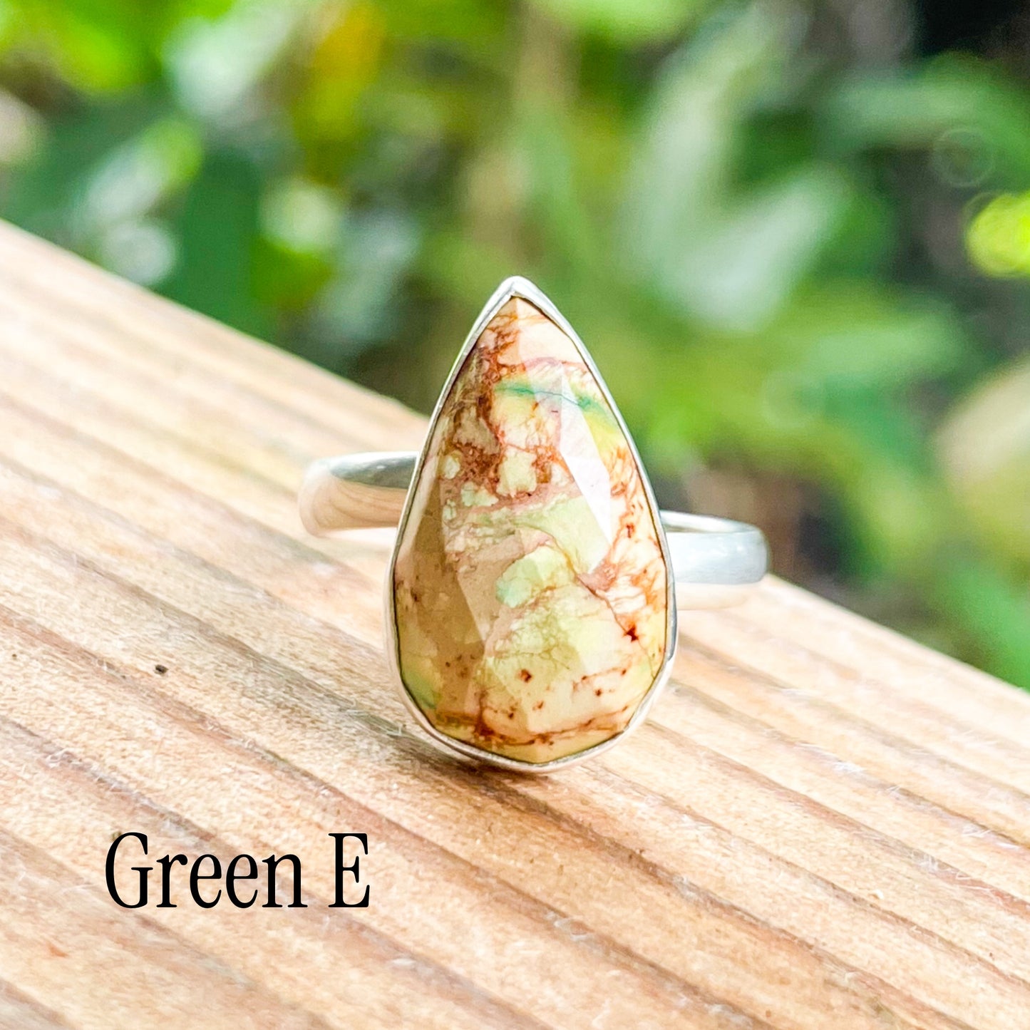 Colorful Jasper Rings - Solid Sterling Silver