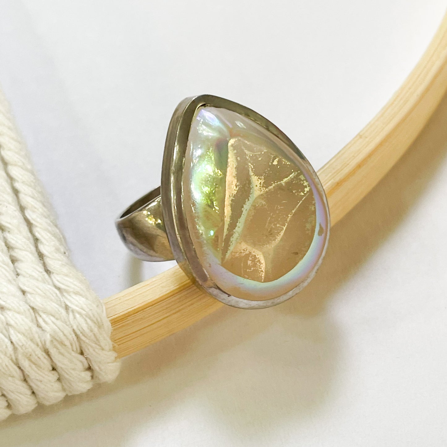 Aurora Quartz Adjustable Ring - Starborn