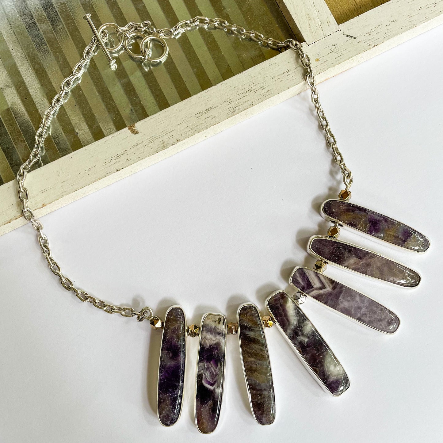 Chunky Solid Sterling Silver Necklace