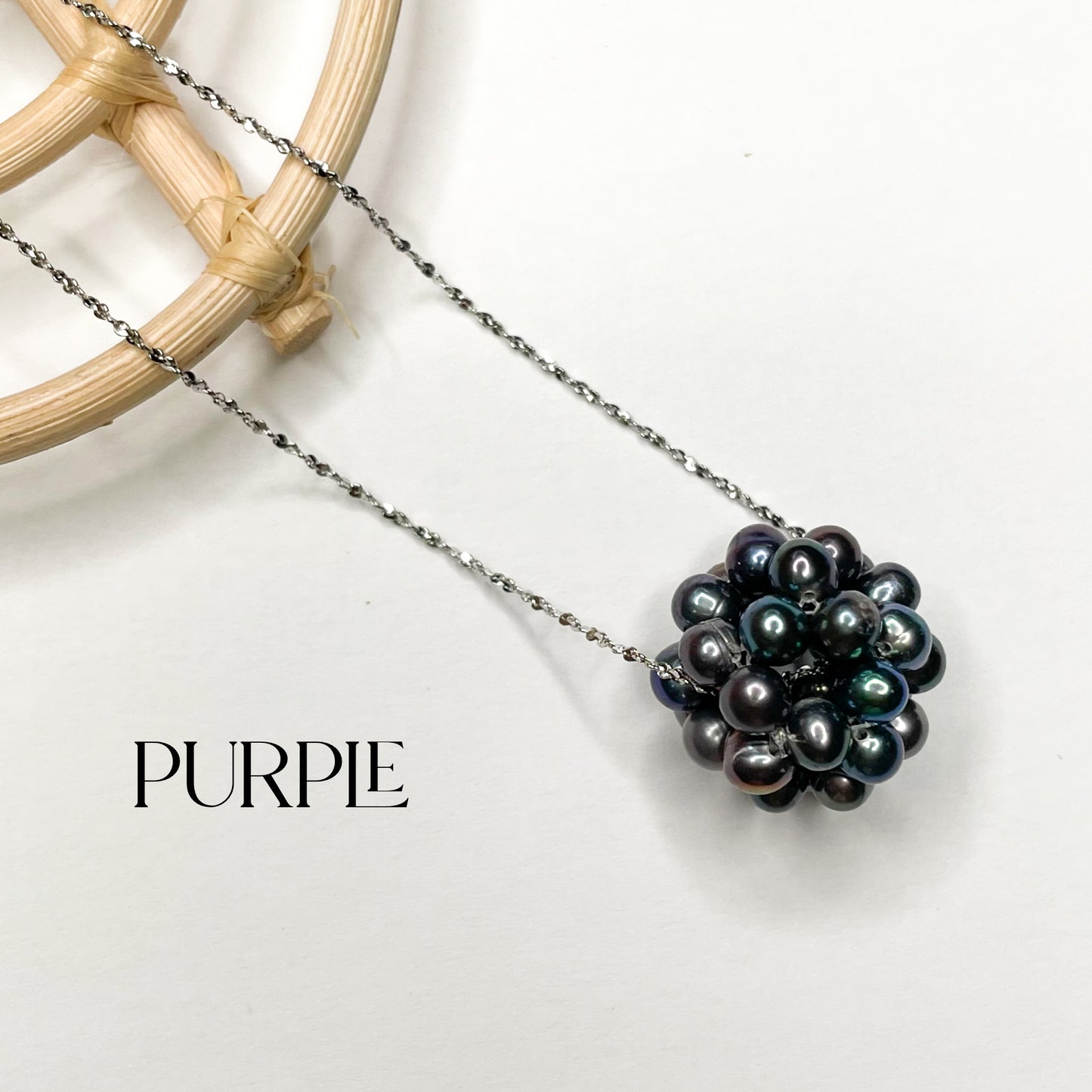 Freshwater Bouquet Necklace - Solid Sterling Silver