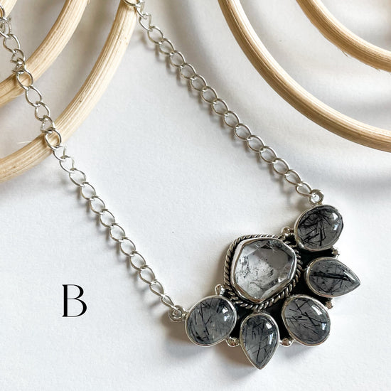 Stunning Necklace Stone Combos - Solid Sterling Silver