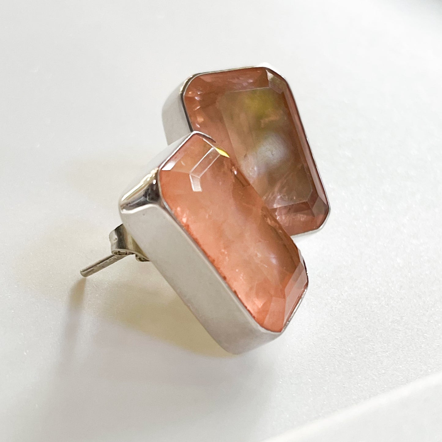 Blush Morganite Fusion - Both Metals