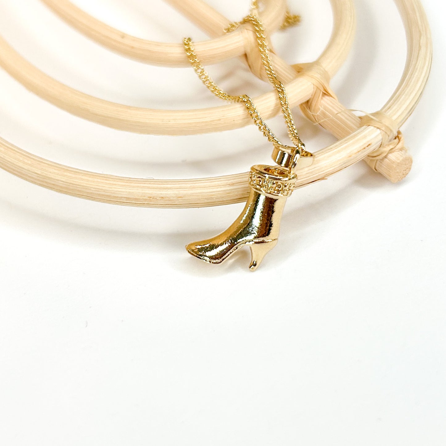 Boot Pendant - 18K Gold Filled