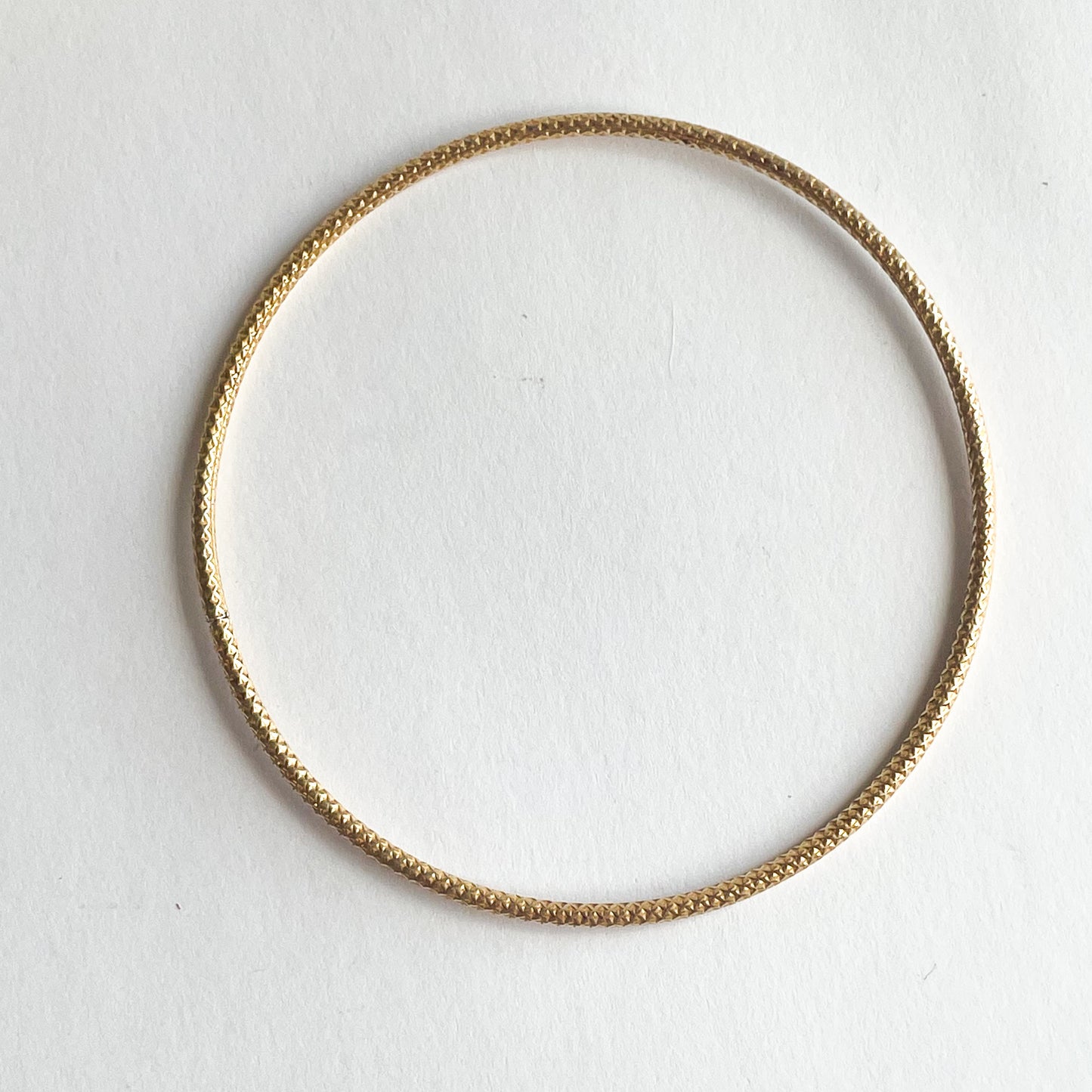 Authentic Indian Bangle - Solid Sterling Silver