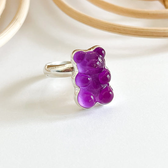 Gummy Bear Ring - Solid Sterling Silver