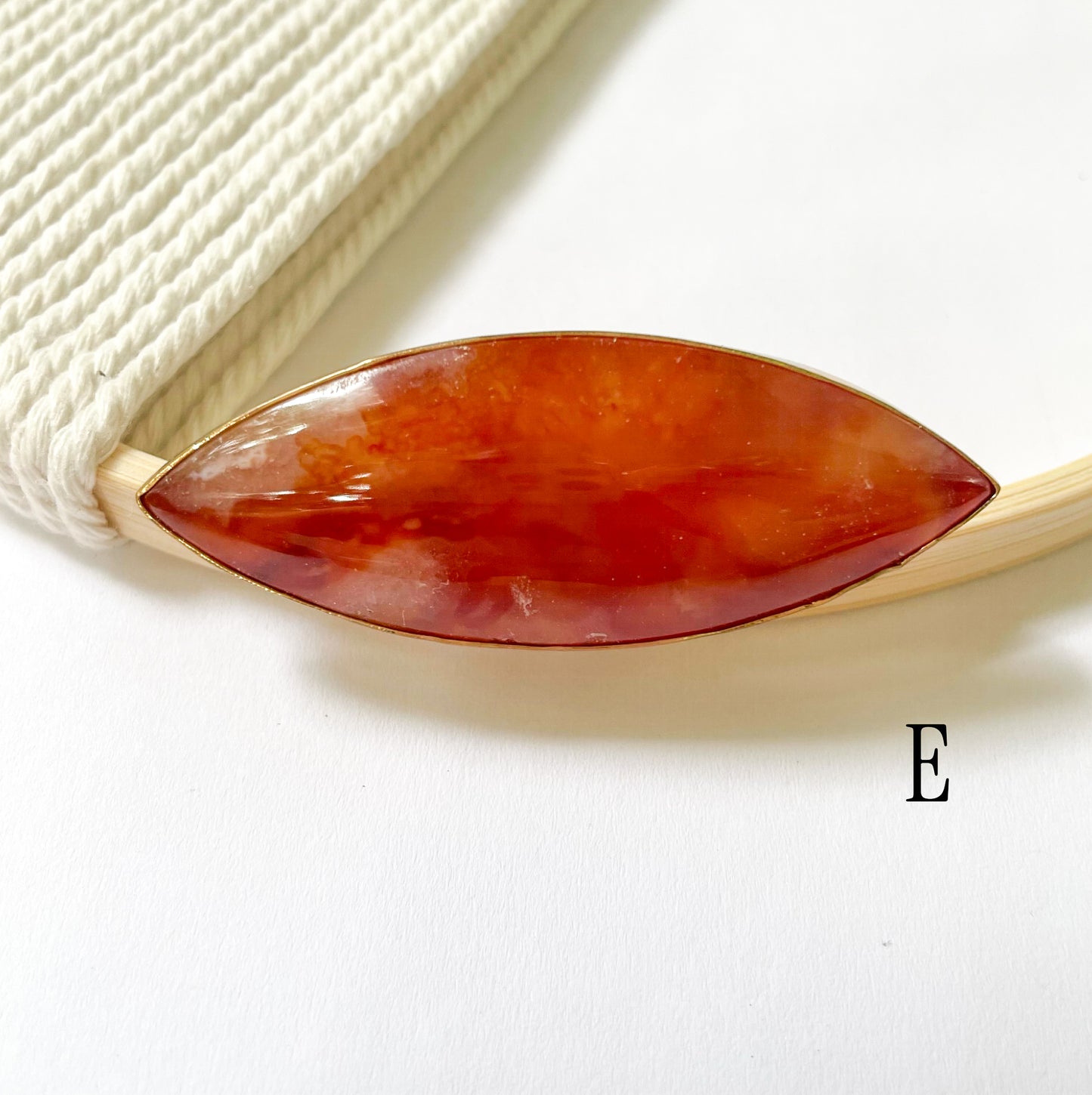 Sagenite Plume Agate Ring - Alchemia Gold