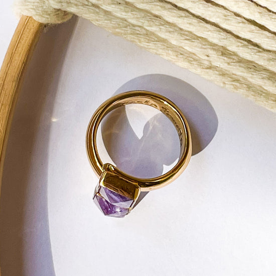 Chariot Square Bypass Ring - Alchemia