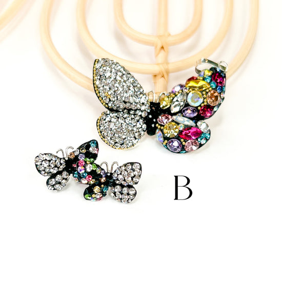 Mosaic Butterfly - Solid Sterling Silver Mosaic