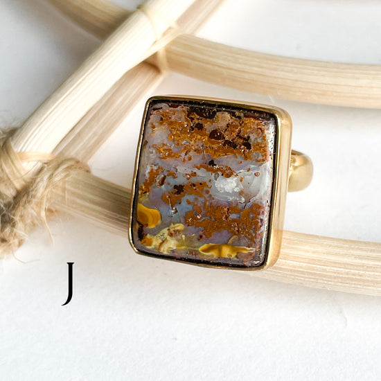 Load image into Gallery viewer, Boulder Opal Ring - Alchemia
