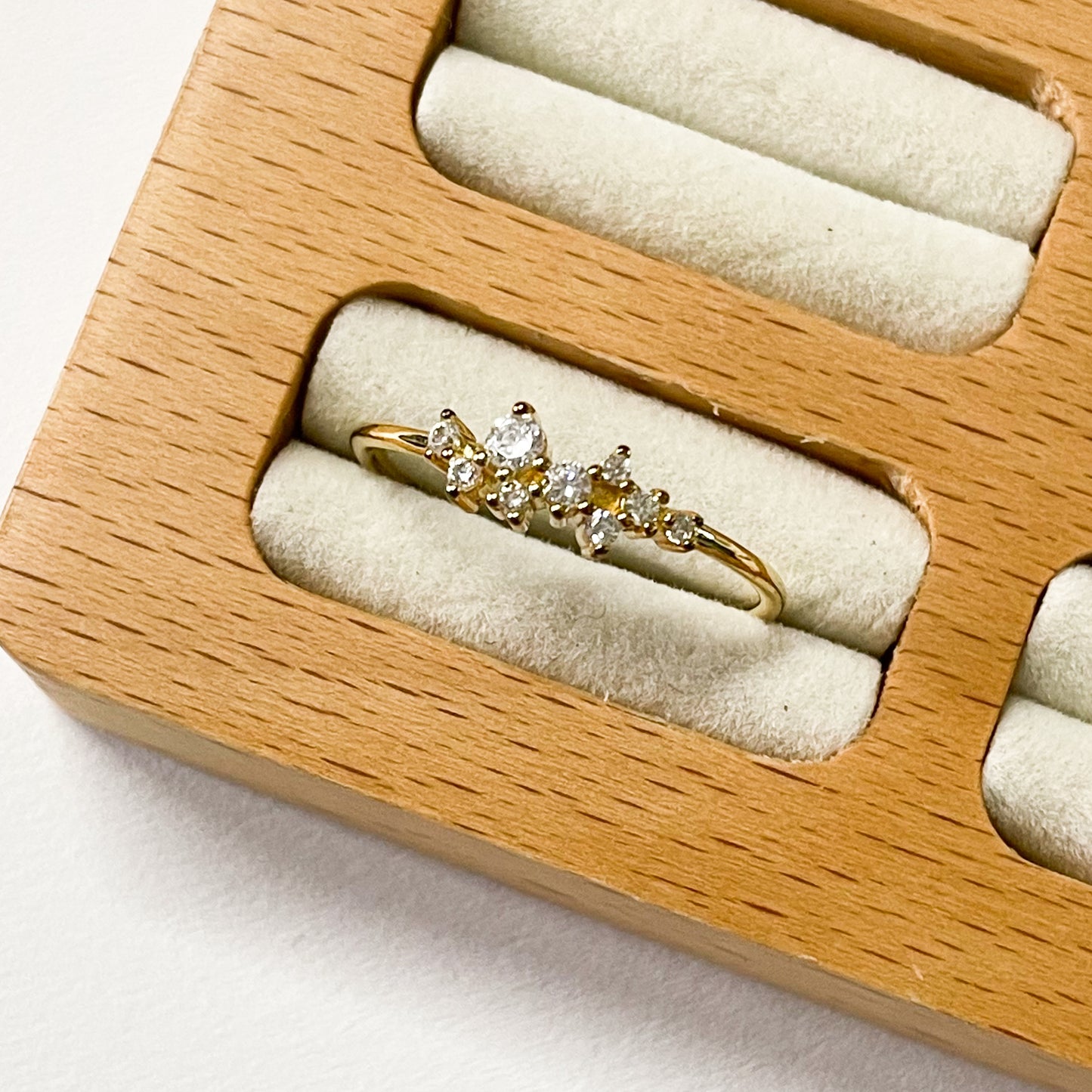 CZ Sprinkles Sized Ring - SSS or Vermeil