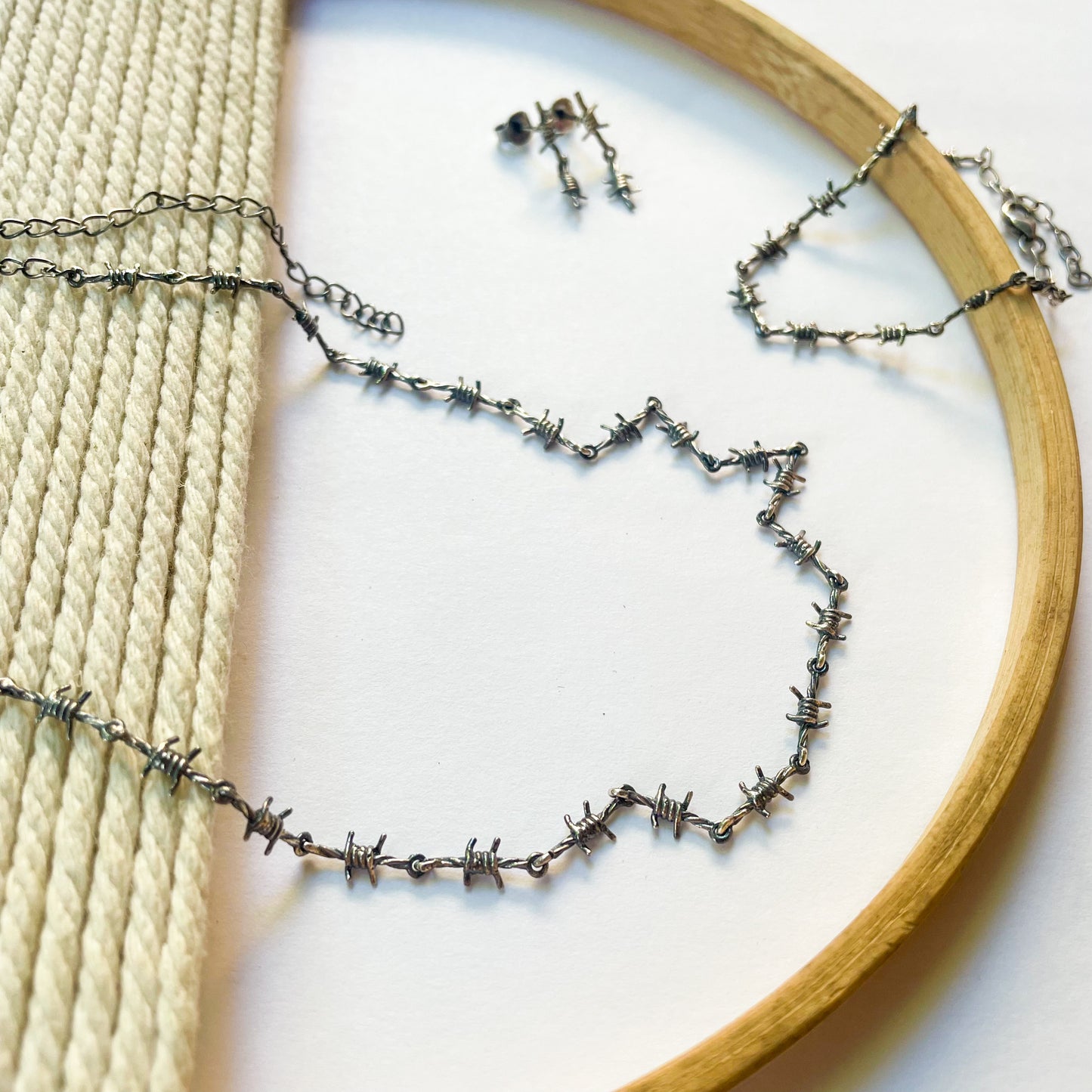 Barbed Wire Collection - Solid Sterling Silver & 18k Gold Plate Collection - Solid Sterling Silver & 18k Gold Plate