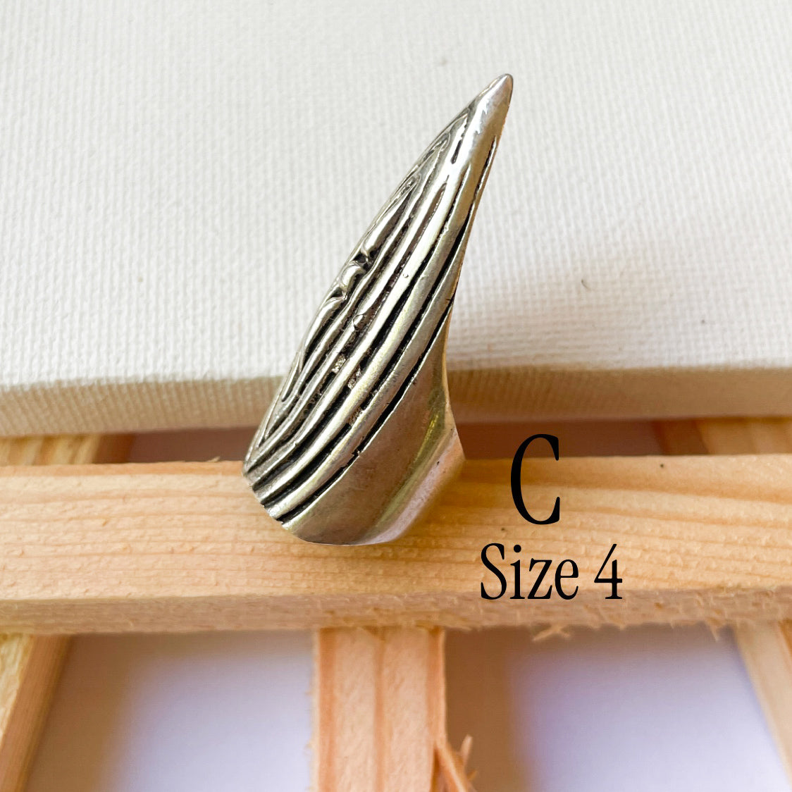 Variety of Stone in Minimalist Size 4 Rings - Solid Sterling Silver