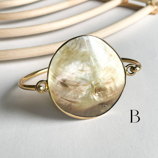 Mother Of Pearl Bangle - Alchemia