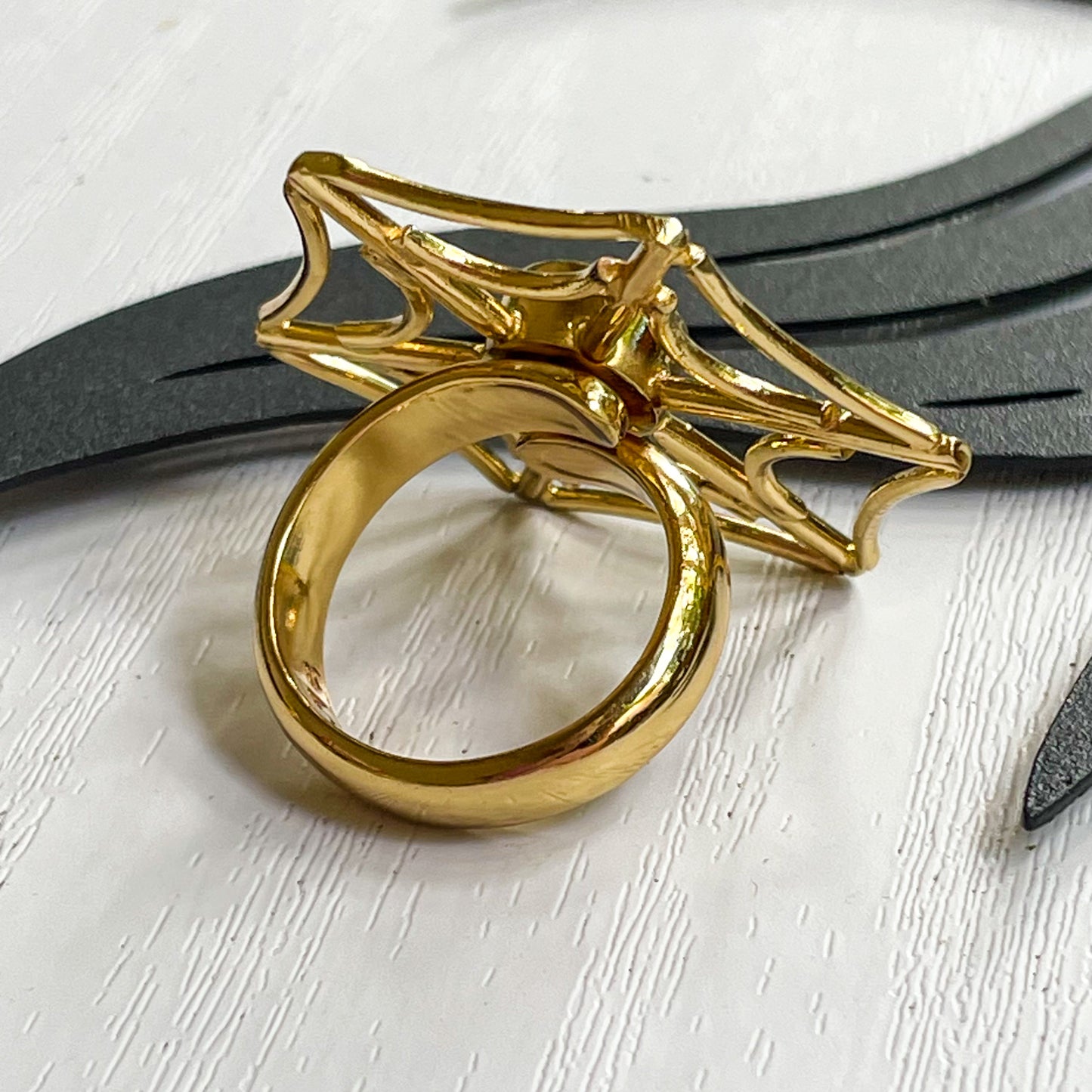 Halloween Spider Web Ring & Pendant  - Alchemia Gold