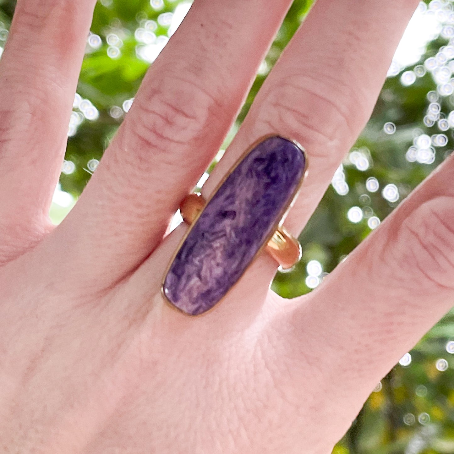 Charoite Ring - Alchemia Gold