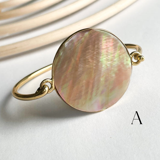 Mother Of Pearl Bangle - Alchemia