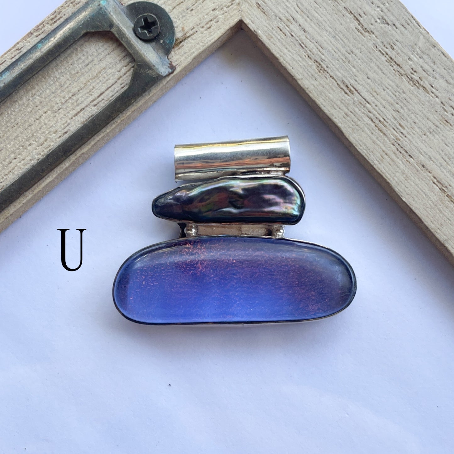 Unique Random Gemstone Pendants - Solid Sterling Silver