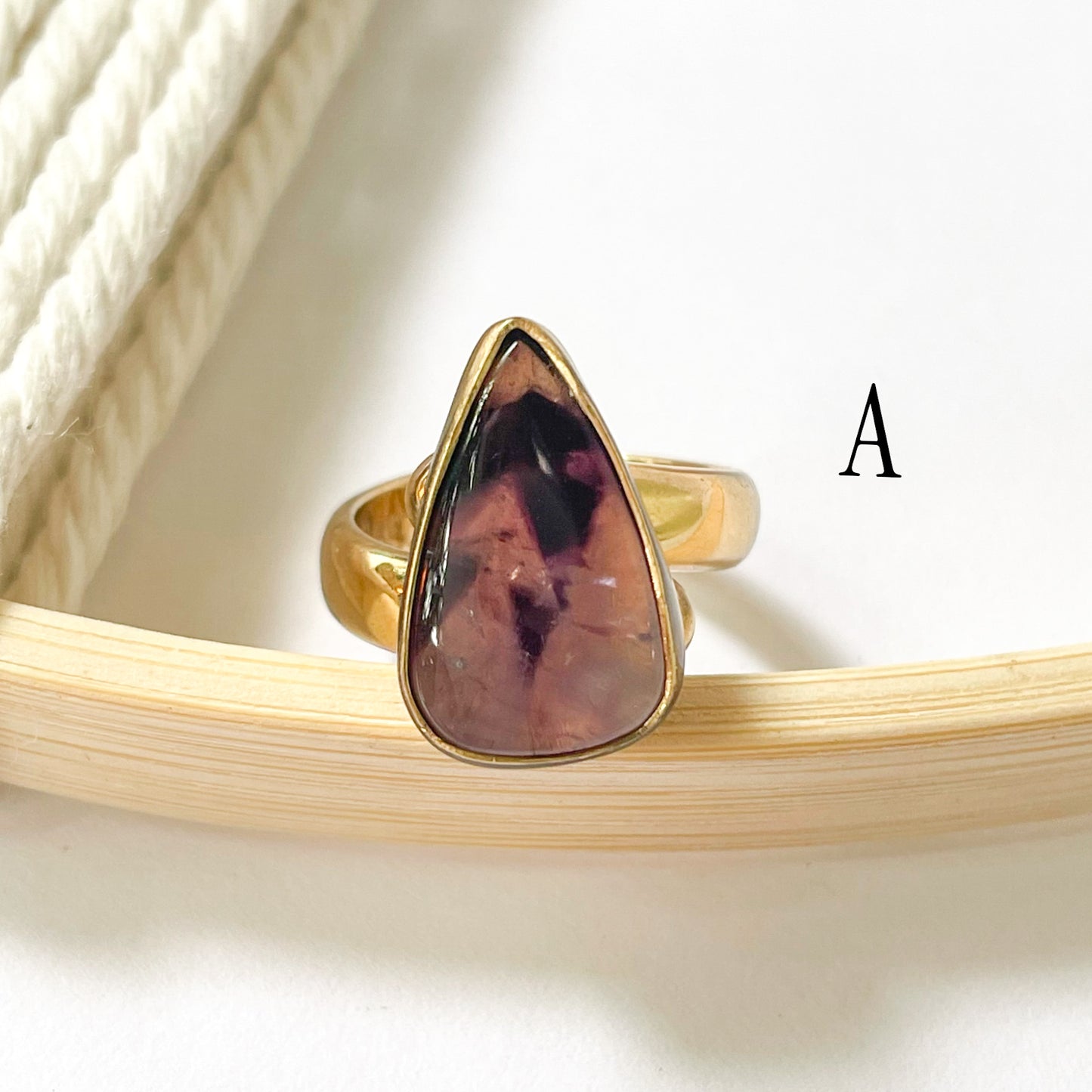 Trapiche Amethyst Ring - Alchemia
