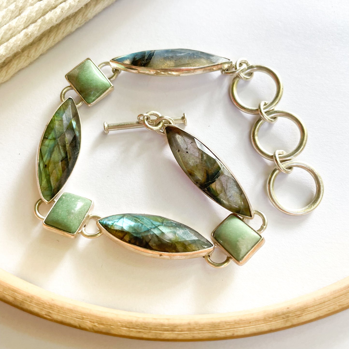 Marquee Labradorite Bracelet - Sterling Silver