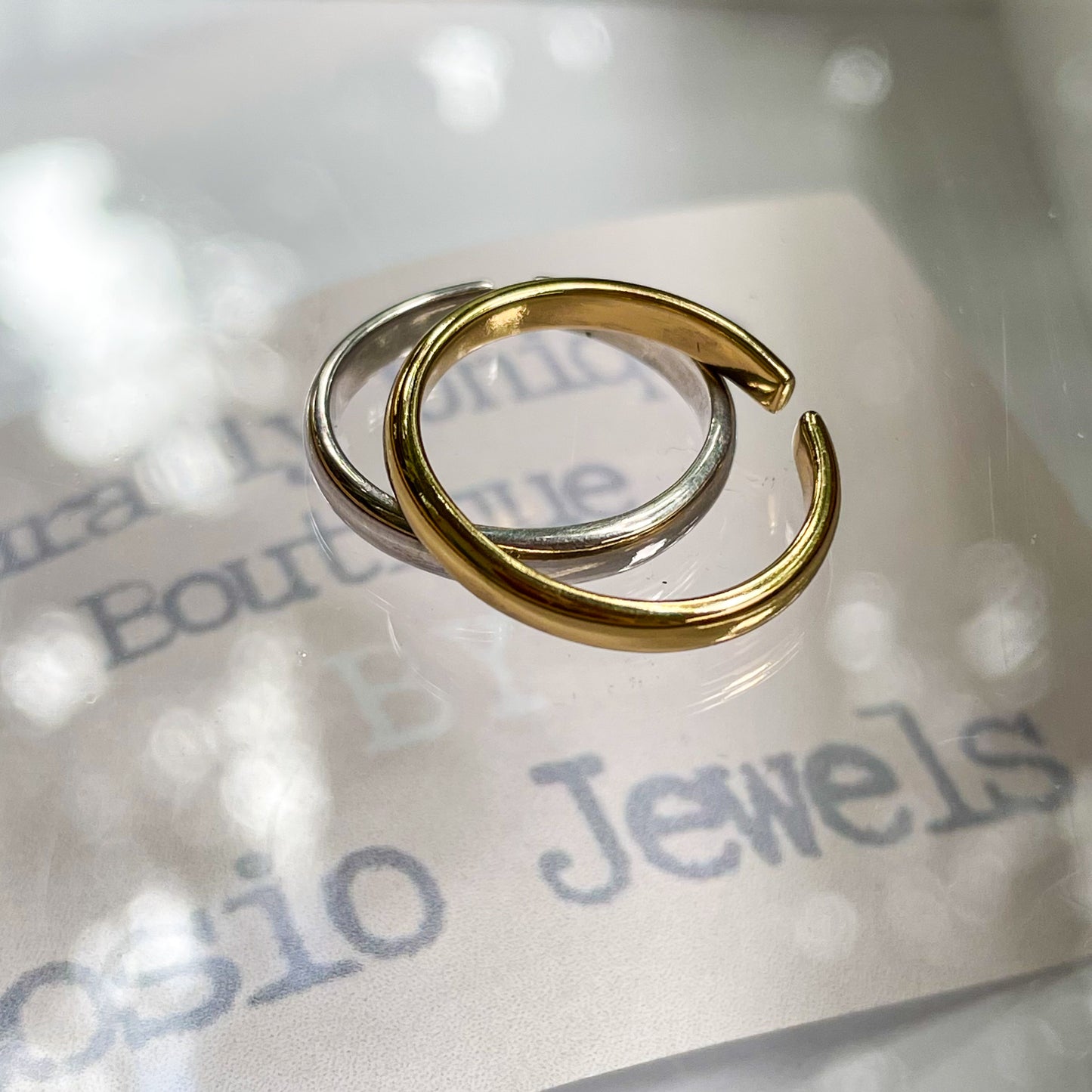 Solid Midi or Ring -Both Metals