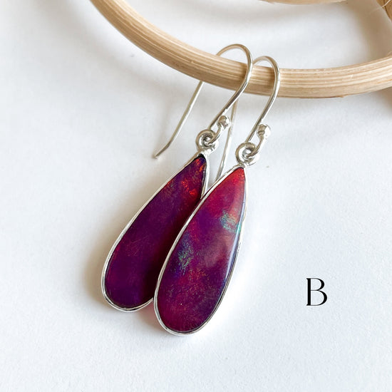 Galaxy Opal Earrings & Pendants - Solid Sterling Silver