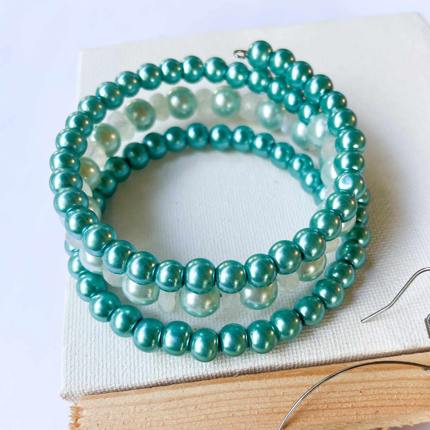 From the Sea Wrap Bracelet & Earring Set