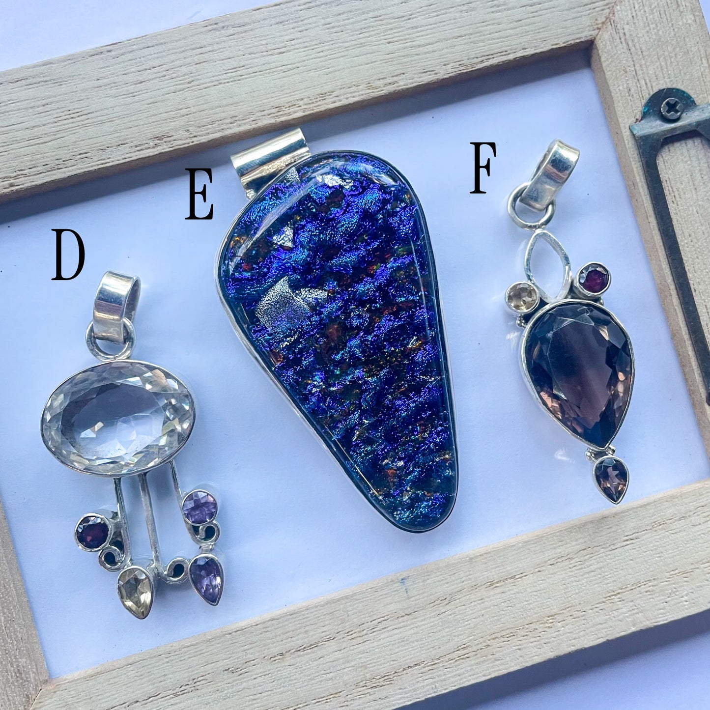 All Statement Solid Sterling Silver Unique Pendants!