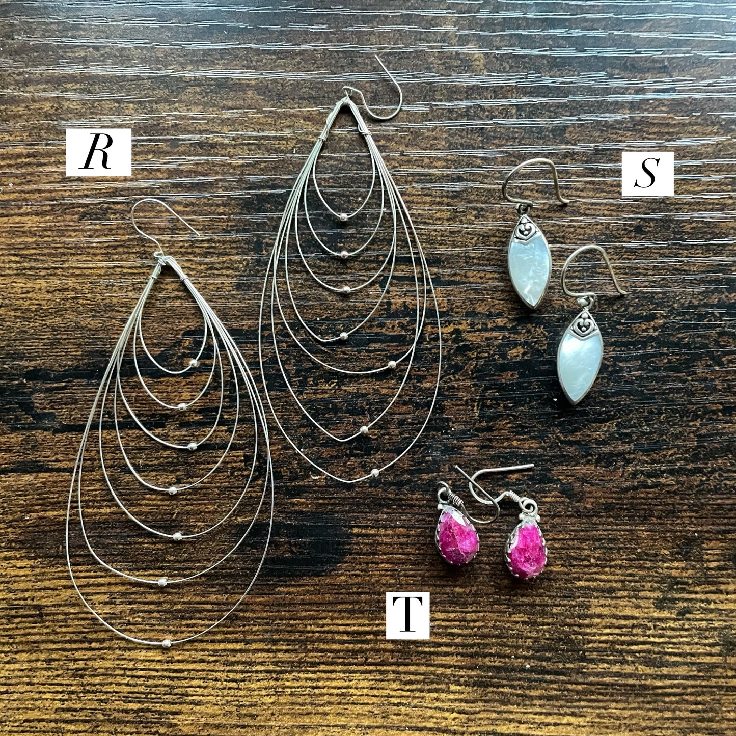 Kris's Closet Raid - STERLING SILVER EARRINGS - ONE