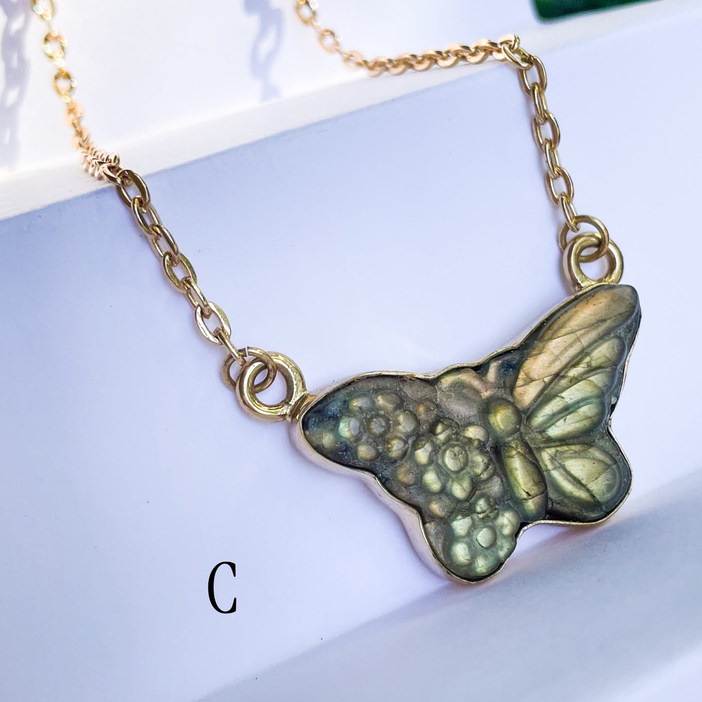 Butterfly Labradorite Necklaces - Alchemia Gold