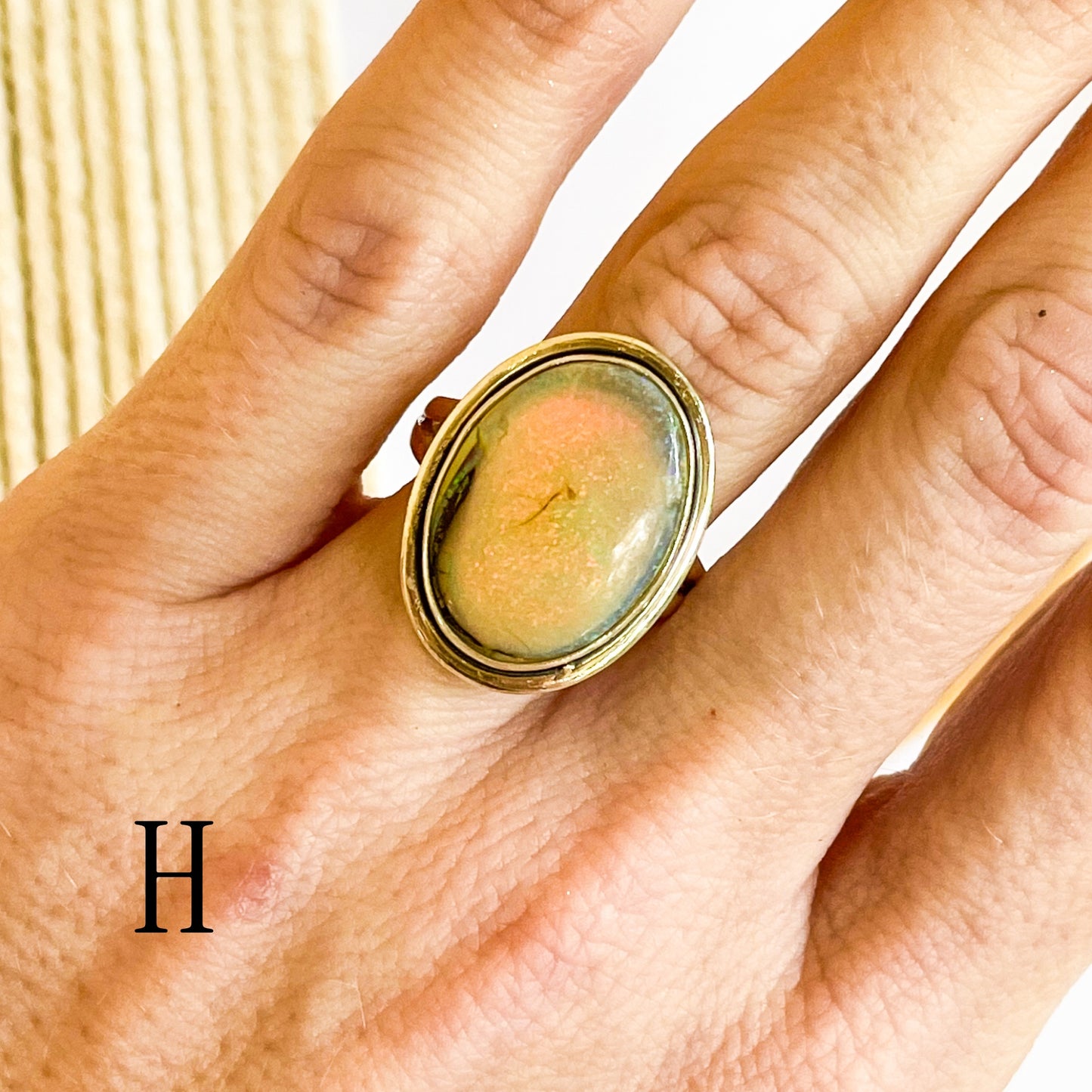 Monarch Sterling Opal Rings - Solid Sterling Silver