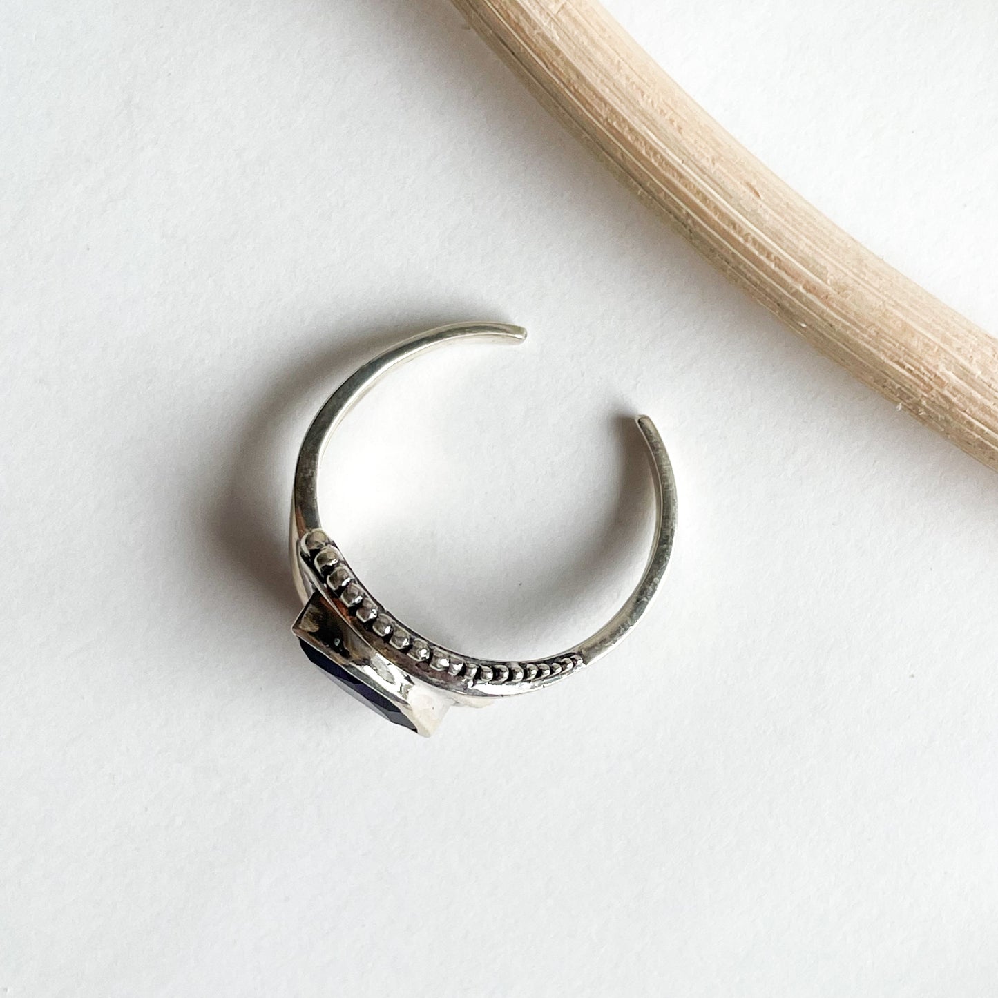 Amethyst Marquise Swirl Ring - SSS