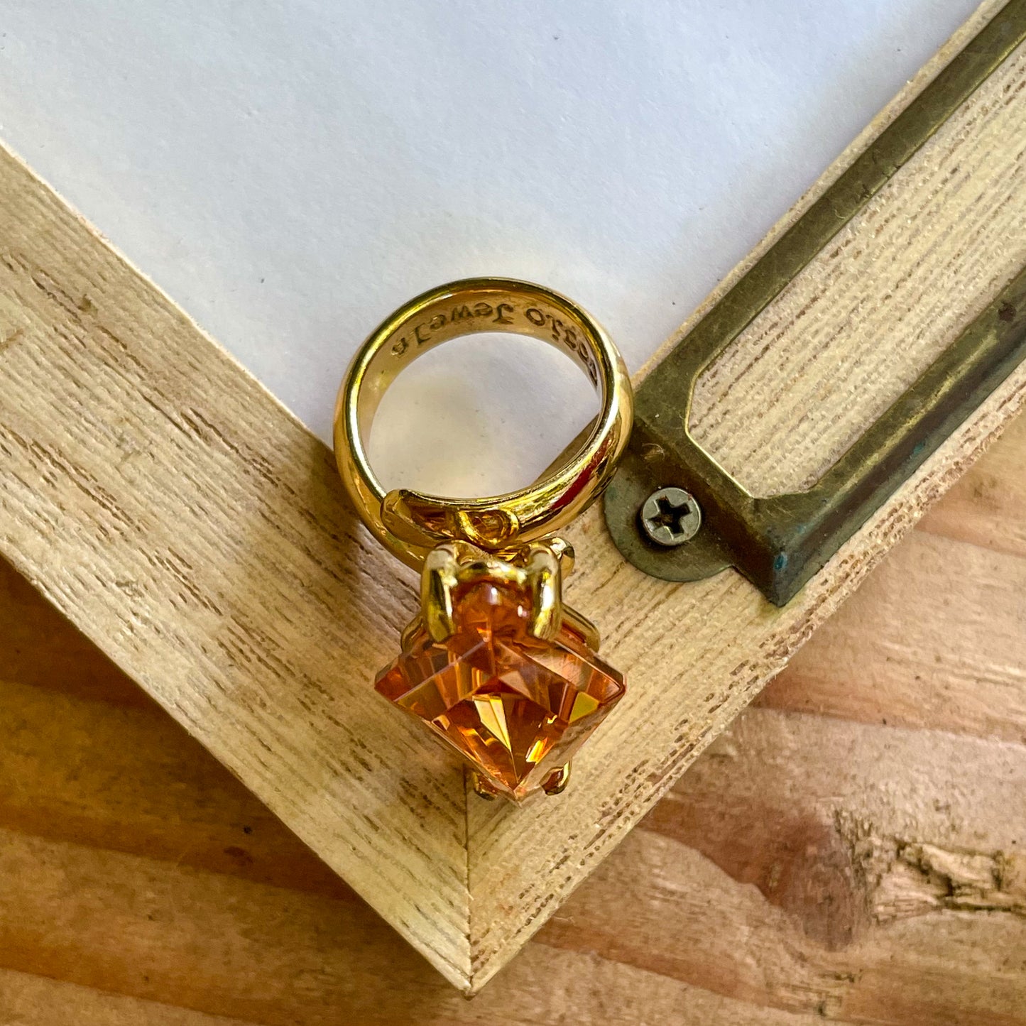 Colorful CZ Kite Prong Rings - Both Metals
