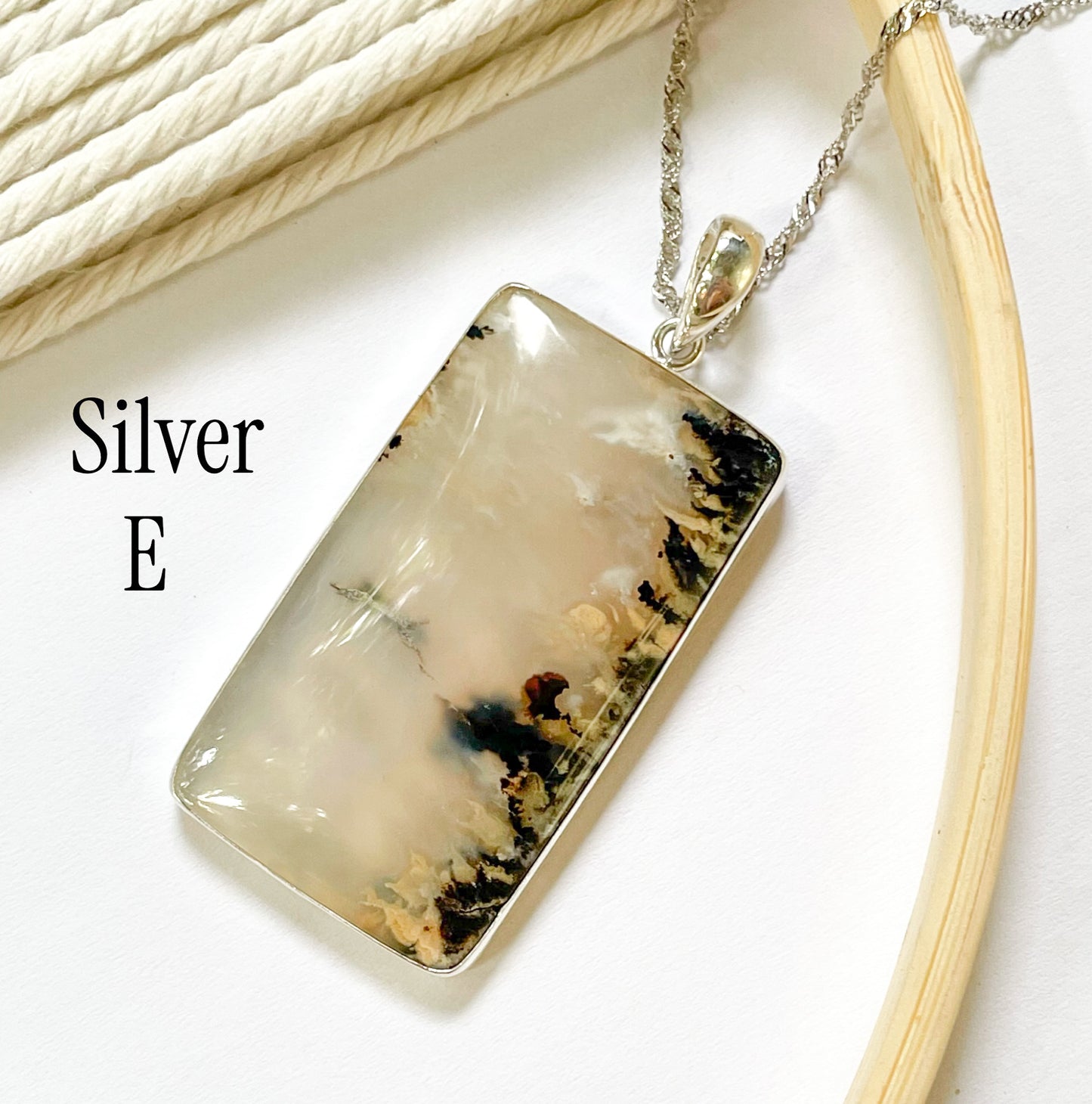 Natural Dendrite Opal Collection - Both Metals
