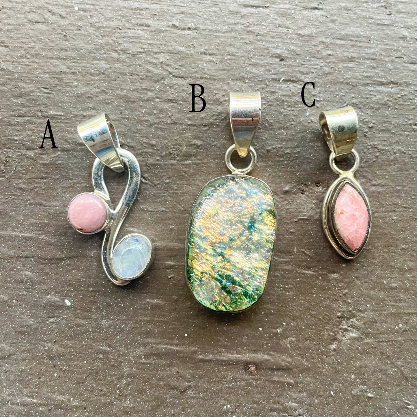 Solid Sterling Silver Unique Pendants!