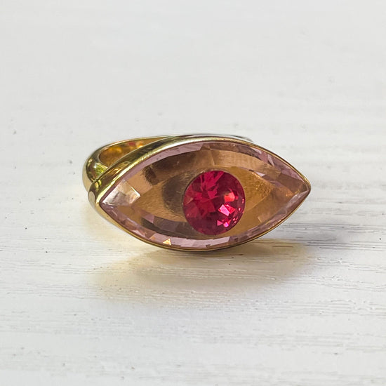 Evil Eye Ring - Alchemia Gold
