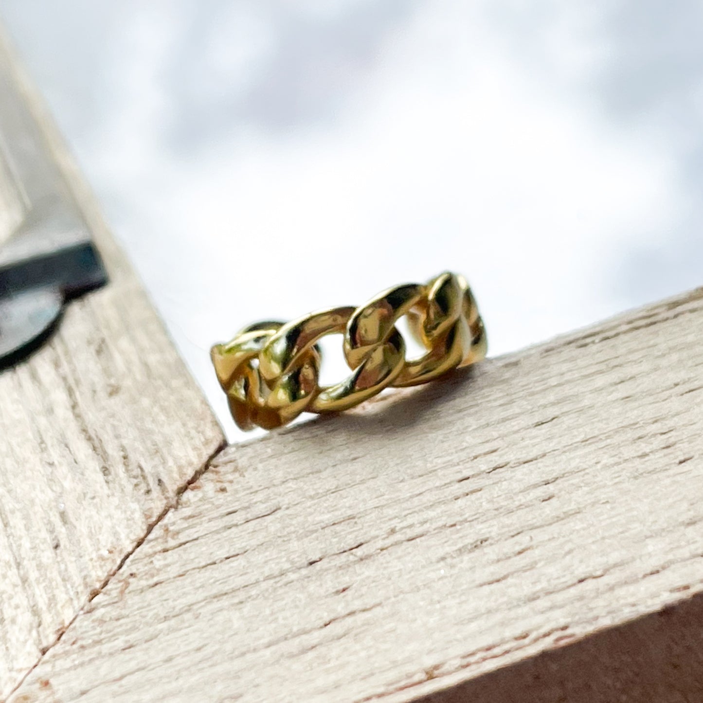 Twisted Rope Ear Cuff - Solid Sterling Silver & Gold