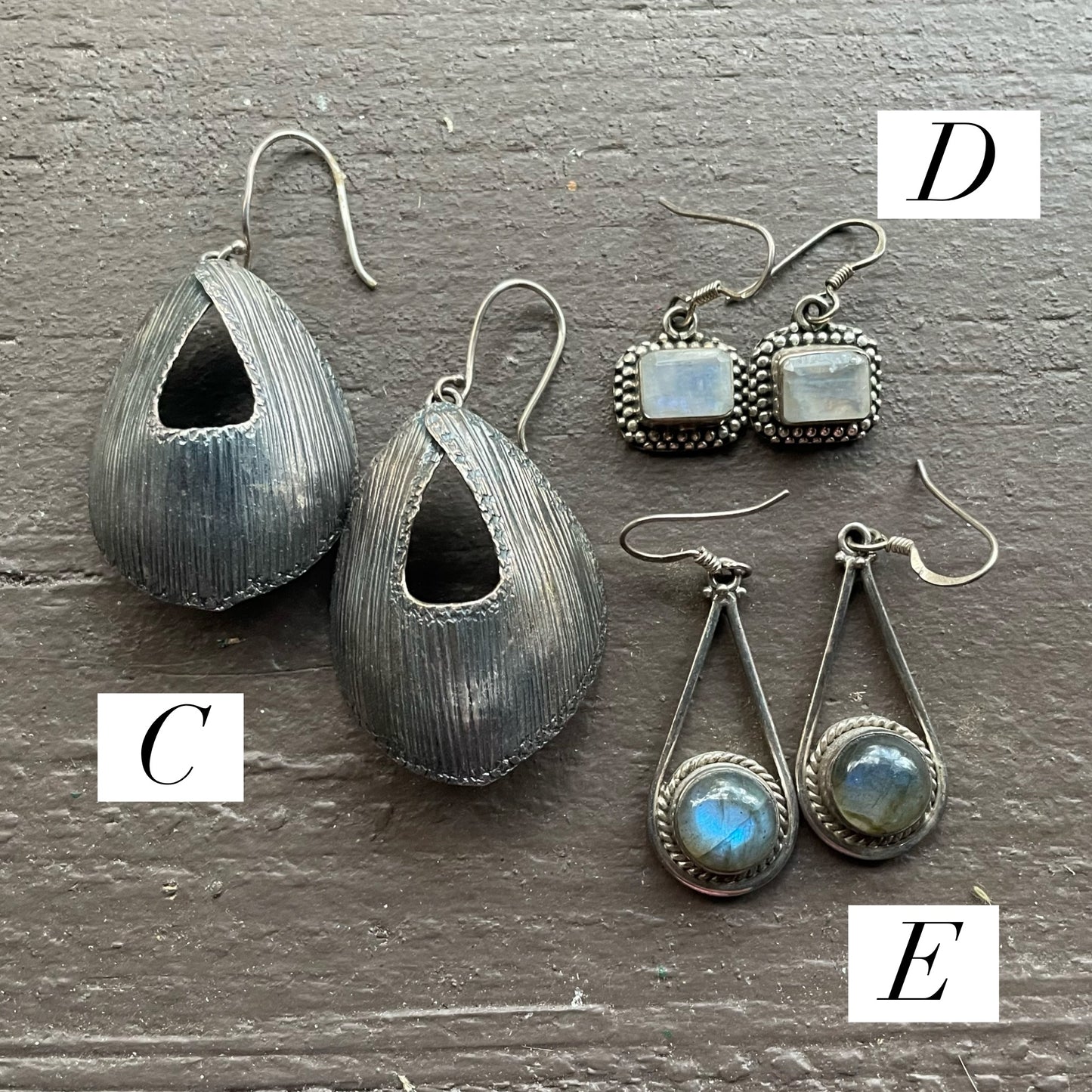 Kris's Closet Raid - STERLING SILVER EARRINGS - ONE
