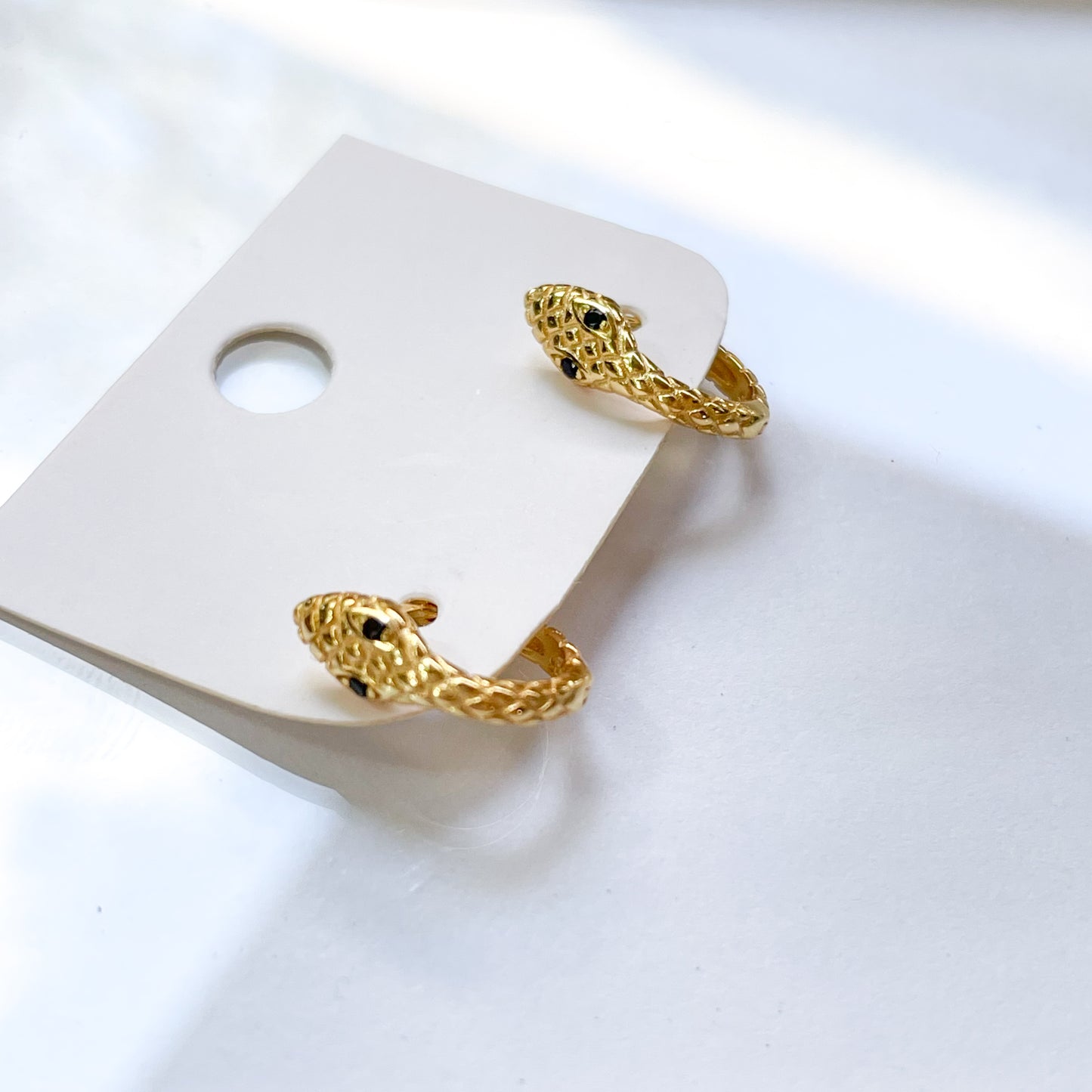 Snake Huggies - Solid Sterling Silver