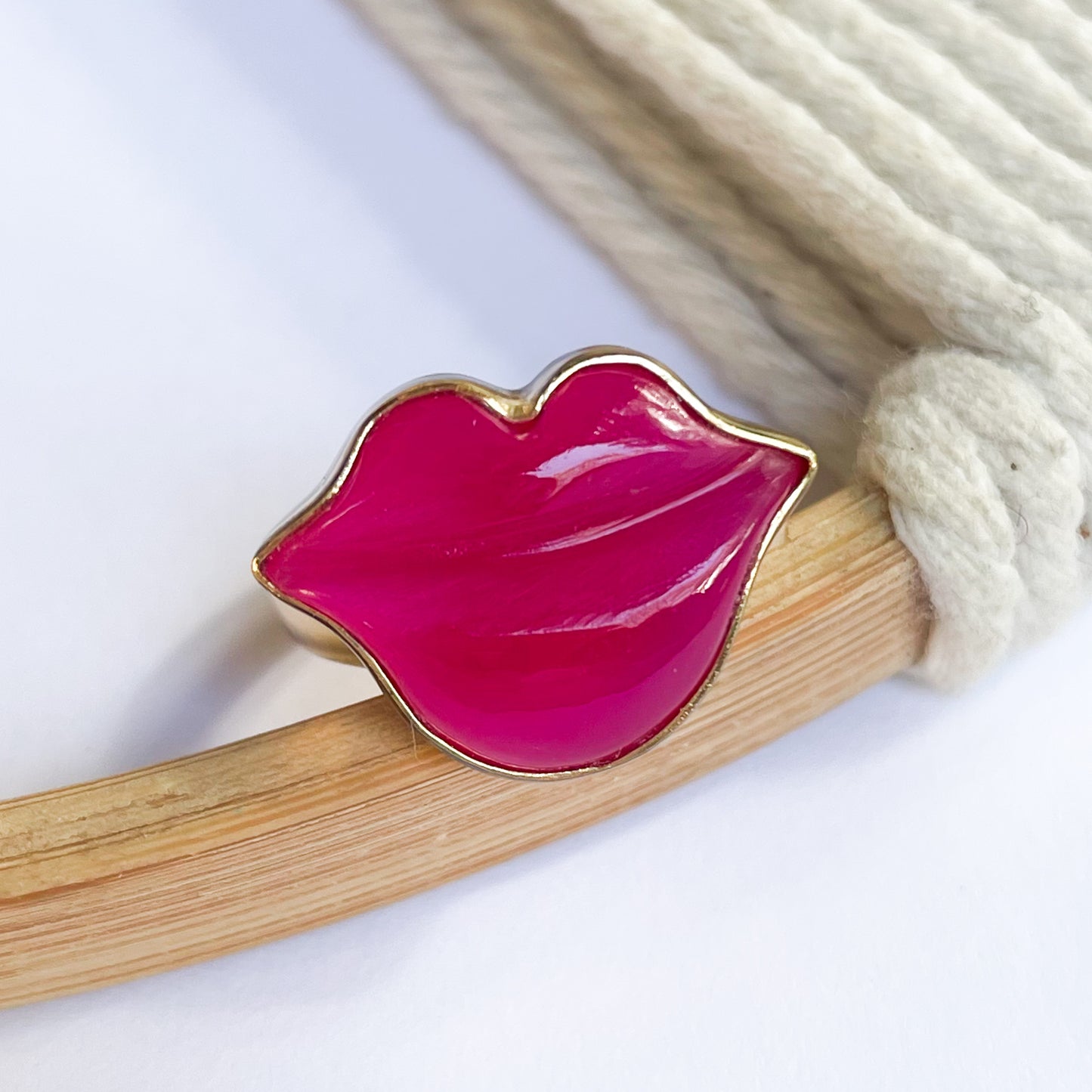 Colorful Chalcedony Lip Ring - Alchemia